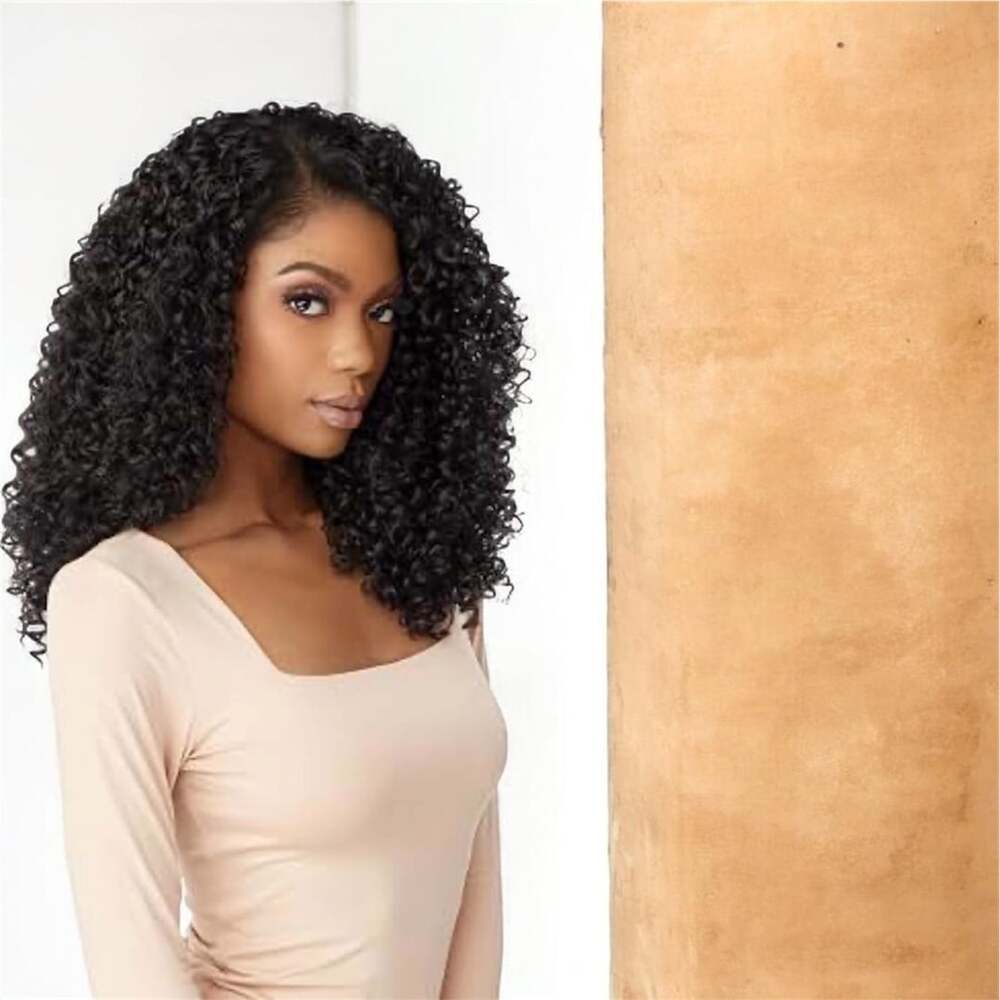 New Curls Kinks wig- Kinky Edges - 13X6 Kinky Natural Wave 18 inch Synthetic. O